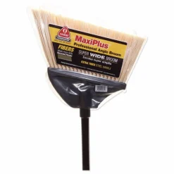 O-Cedar Commercial MaxiPlus Professional Angle Broom, 51" Length, Black