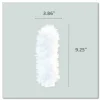 O-Cedar Flex and Catch Duster Heavy-Duty Refills, Polyester, White, 5/Pack