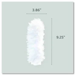 O-Cedar Flex and Catch Duster Heavy-Duty Refills, Polyester, White, 5/Pack