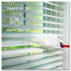 O-Cedar Flex and Catch Heavy-Duty Dusting Kit, 1 Duster Wand and 3 Refills, 6/Carton