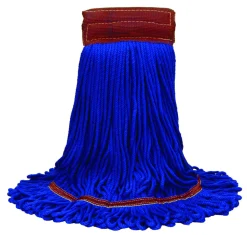 O-Cedar MaxiPlus Microfiber Loop-End Mops: Large, Blue