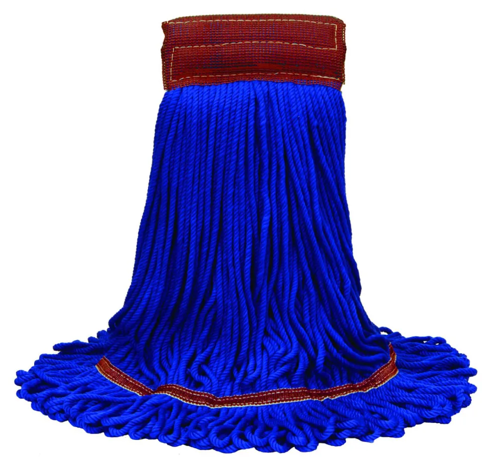 O-Cedar MaxiPlus Microfiber Loop-End Mops: Large, Blue
