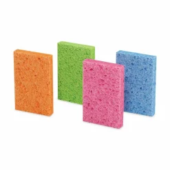O Cel O Cellulose Sponges, Assorted Colors, Pack Of 4