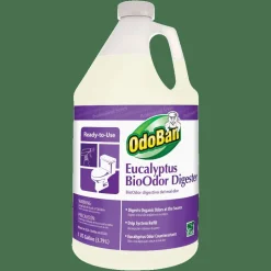 OdoBan Eucalyptus BioOdor Digester Refill, Floral Scent, 128 Oz Bottle