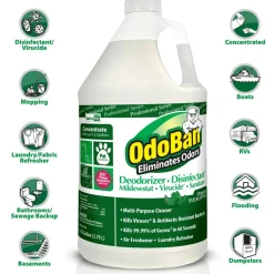 OdoBan Multi-Purpose Deodorizer & Disinfectant Concentrate, Eucalyptus Scent, 128 Oz Bottle