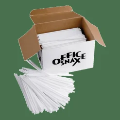 Office Snax Breakroom Stir Sticks, White, 1000/Box