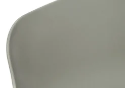 Office Chair, Adjustable Height, Swivel, Ergonomic, Computer Desk, Work, Juvenile, Grey Leather Look, Grey Metal, Contemporary, Modern