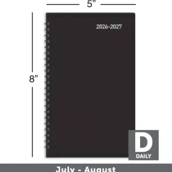 2026-2027 Office Depot Brand 14-Month Daily Academic Planner, 5