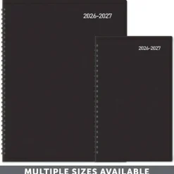 2026-2027 Office Depot Brand 14-Month Weekly/Monthly Academic Planner, Vertical Format, 8