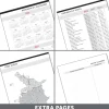 2026-2027 Office Depot Brand 14-Month Weekly/Monthly Academic Planner, Vertical Format, 7-1/2" x 9", 30% Recycled, Black, July 2026 To August 2027, 2026 to 2027 Calendar