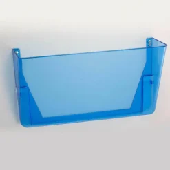 Officemate Blue Glacier™ Wall File, 3/Box