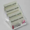 Officemate Breast Cancer Awareness 4 Tier Business Card Holder, Clear