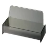Officemate 50-Card Business Card Holder, Smoke