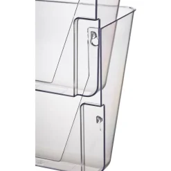 Officemate Mountable Wall File, Clear, 2PK
