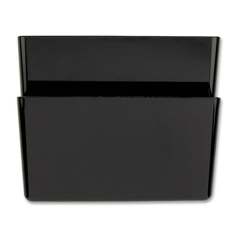 Officemate Mountable Wall File, Black, 2PK