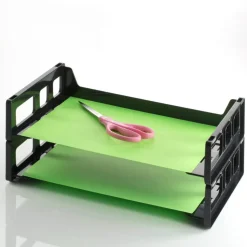 Officemate Side-Loading Desk Trays, 2PK