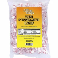 Office Snax Candy Assortments, Soft Peppermint Puffs, 22 oz Bag