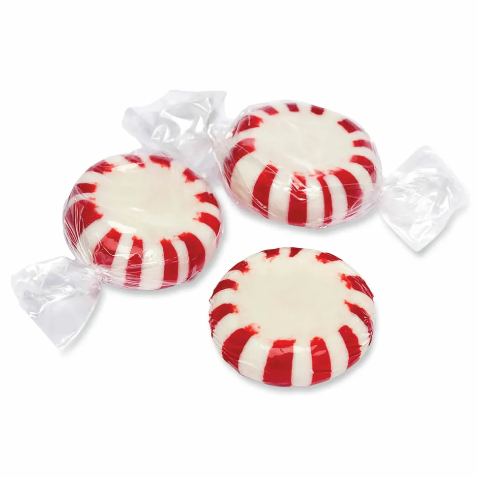 Office Snax Candy Assortments, Starlight Peppermint Candy, 1 lb Bag