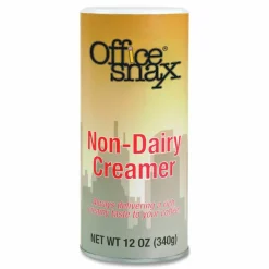 Office Snax Powdered Non-Dairy Creamer, Regular, 12 oz Canister, 3/Pack