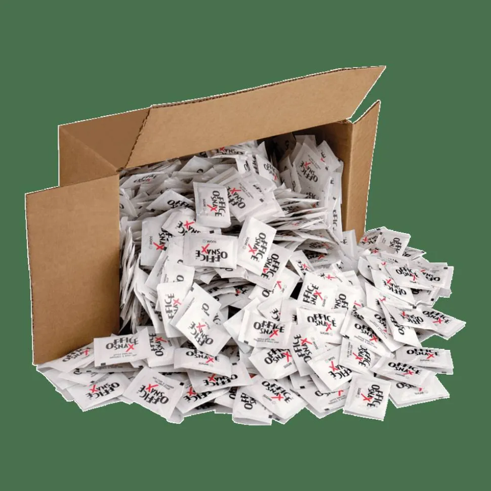 Office Snax Premeasured Single-Serve Sugar Packets