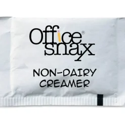 Office Snax Single-Use Non-Dairy Creamer, 0.08 Oz, Carton Of 800