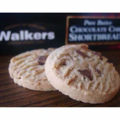 Office Snax Walker's Cookies Chocolate Chip Shortbread Cookies, Box Of 20