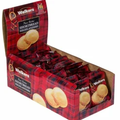 Office Snax Walker's Cookies Shortbread Highlanders Cookies, Box Of 18