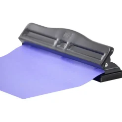 OIC Adjustable 3-Hole Punch, Black