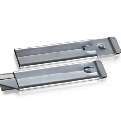 OIC Single-Sided Razor Blade Carton Cutters, Silver, Pack Of 12