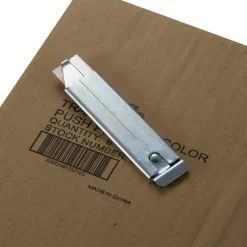 OIC Single-Sided Razor Blade Carton Cutters, Silver, Pack Of 12