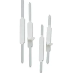 OIC Economical Self-Adhesive Fasteners, 2" Capacity, Box Of 100
