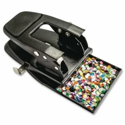 OIC Heavy-Duty 2-Hole Punch, Black