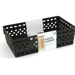 OIC Plastic Supply Baskets, Small Size, 2 3/8