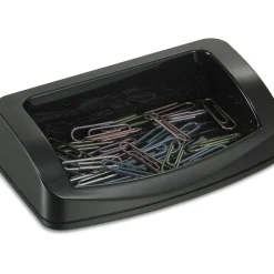 OIC 2200 Series Business Card/Clip Holder, Black