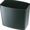 OIC 2200 Series Wastebasket, 5 Gallons, Black