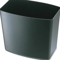 OIC 2200 Series Wastebasket, 5 Gallons, Black