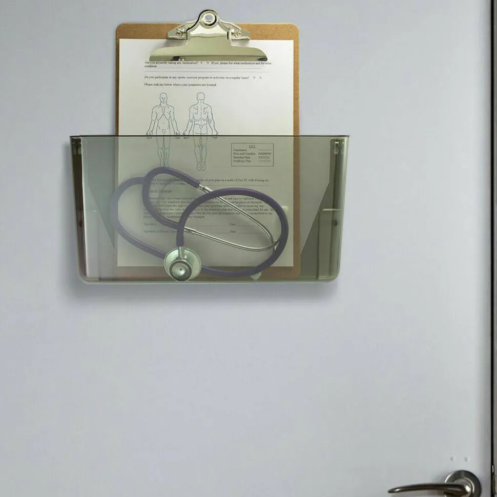 OIC Wall File, Letter Size, Smoke