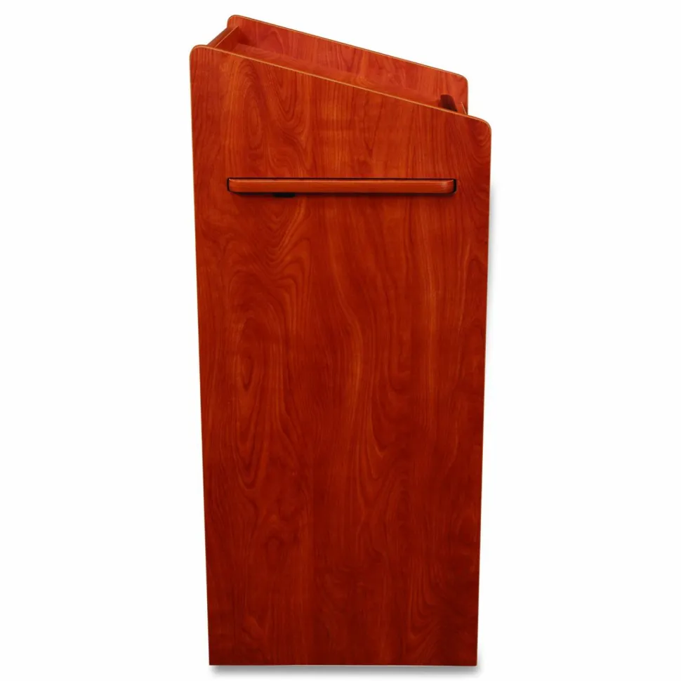 Oklahoma Sound Aristocrat Non-Sound Lectern, 25 x 20 x 46, Cherry