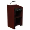 Oklahoma Sound Aristocrat Sound Lectern, 25 x 20 x 46, Mahogany