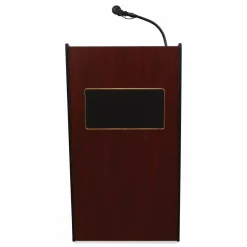 Oklahoma Sound Aristocrat Sound Lectern, 25 x 20 x 46, Mahogany