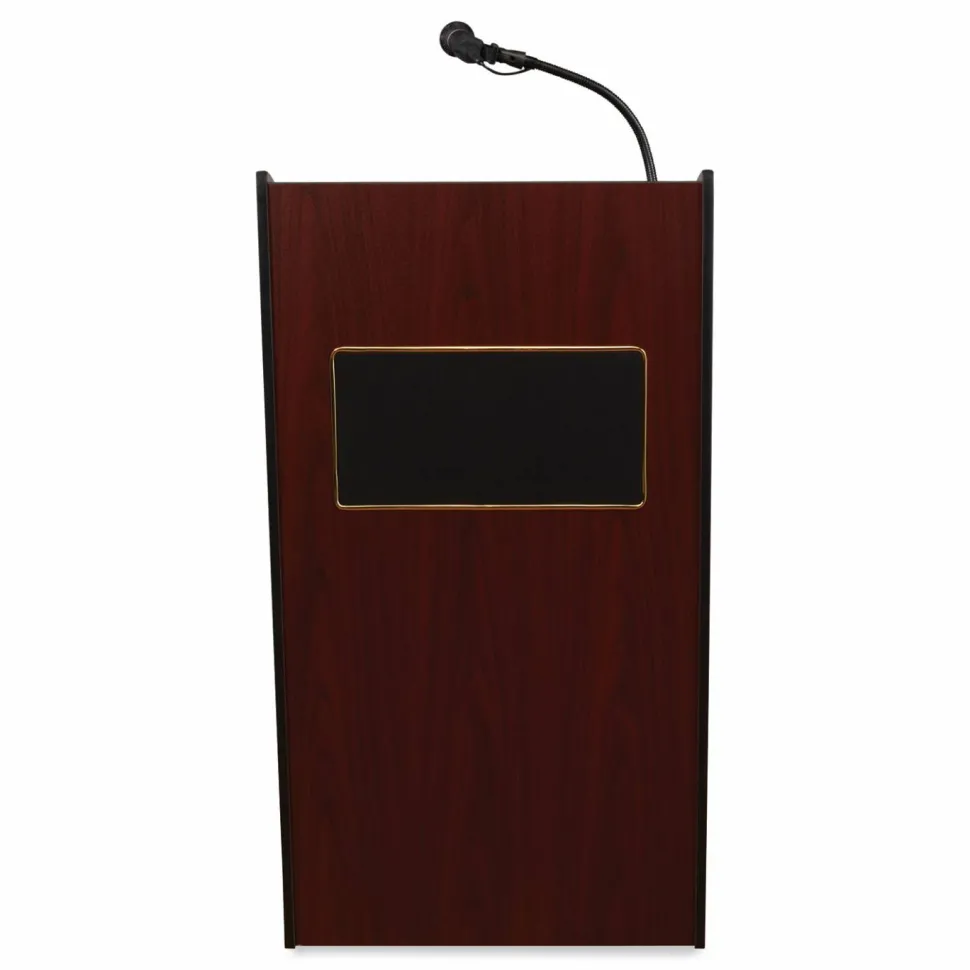 Oklahoma Sound Aristocrat Sound Lectern, 25 x 20 x 46, Mahogany