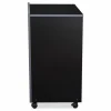 Oklahoma Sound AV Cart/Lectern Base, 21.12 x 17.5 x 33.75, Black