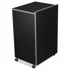 Oklahoma Sound AV Cart/Lectern Base, 21.12 x 17.5 x 33.75, Black