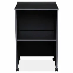 Oklahoma Sound AV Cart/Lectern Base, 21.12 x 17.5 x 33.75, Black
