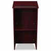 Oklahoma Sound Full Floor Lectern, 23 x 16 x 46.5, Mahogany