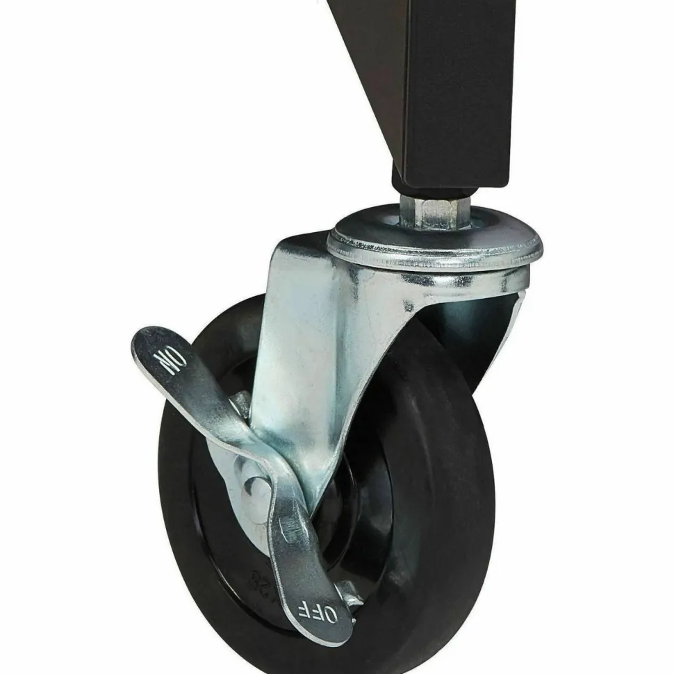 Oklahoma Sound Jumbo Presentation Cart, 21 x 33 x 40, Ivory/Black