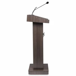Oklahoma Sound Orator Lectern, 22 x 17 x 46, Ribbonwood