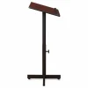 Oklahoma Sound Portable Presentation Lectern Stand, 20 x 18.25 x 44, Mahogany