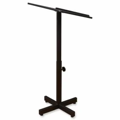 Oklahoma Sound Portable Presentation Lectern Stand, 20 x 18.25 x 44, Mahogany
