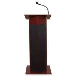 Oklahoma Sound Power Plus Lectern, 22 x 17 x 46, Mahogany